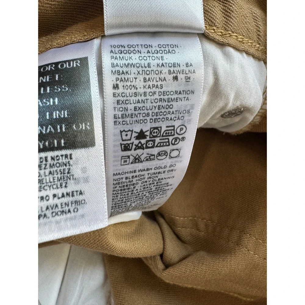 Levis Mens Brown Denim Pants Straight Leg 28x30 inseam: 29